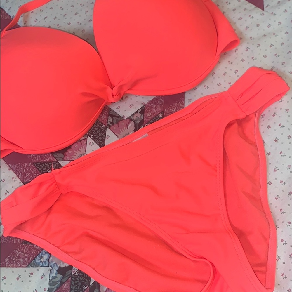 Xhilaration 2 piece bikini neon orange
